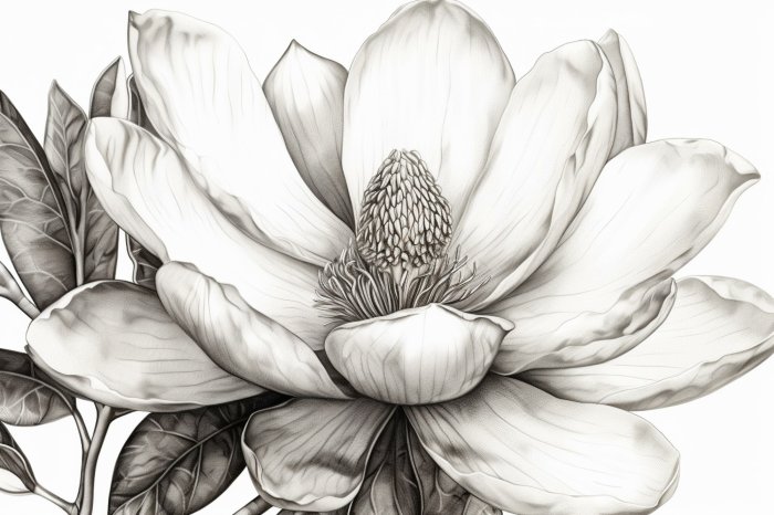 Obraz Biała magnolia
