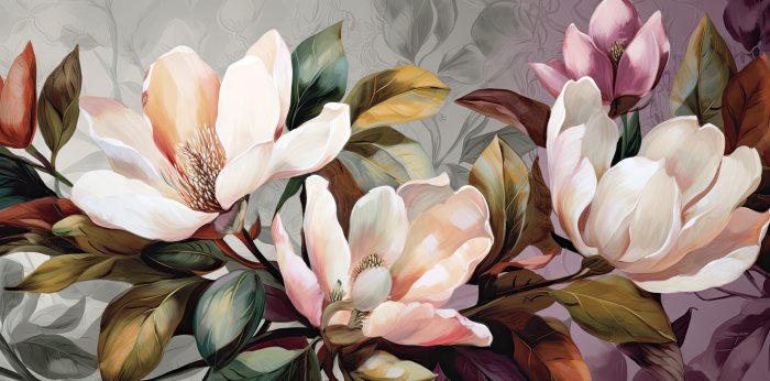 Obraz Różowa magnolia