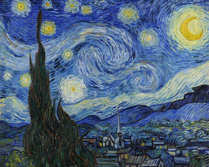 Obraz Vincent van Gogh Gwiaździsta noc 1889