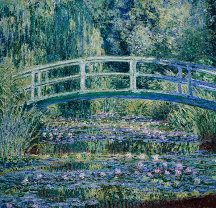 Obraz Claude Monet Lilie wodne i Most Japoński