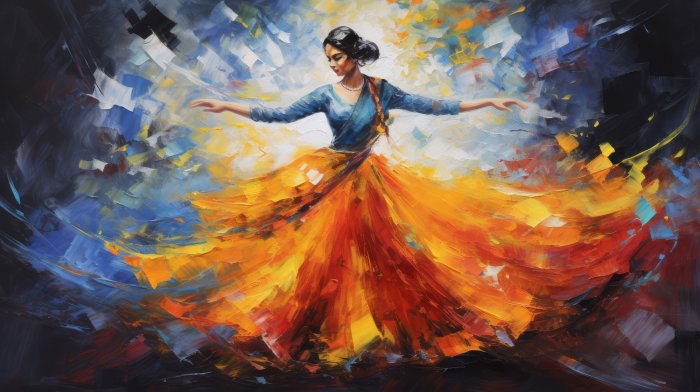 Obraz Taniec khatak