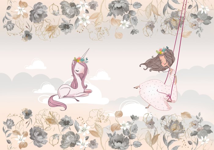 Obraz Księżniczka z jednorożcem