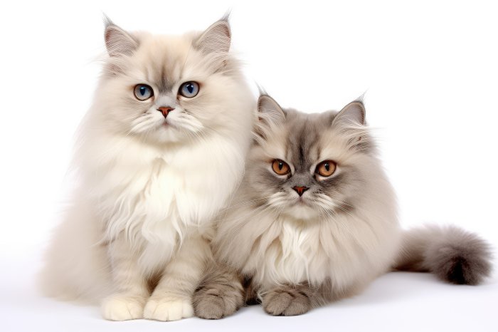 Obraz Dwa puszyste kotki