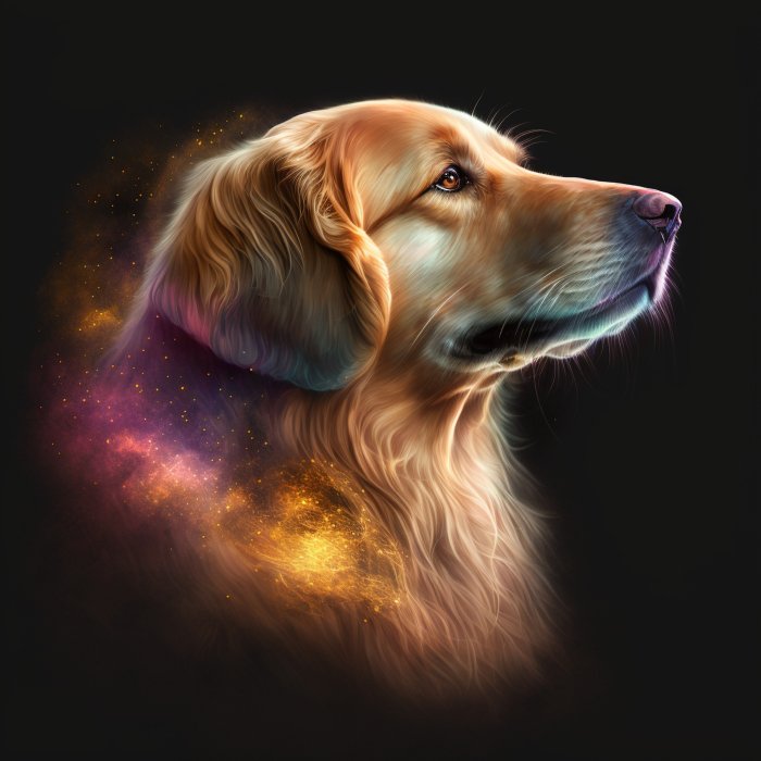 Obraz Pies Golden Retriever